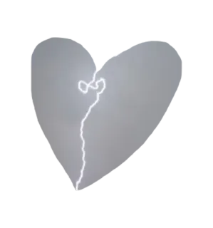 💔 молния, электричество, погода, шторм, небо whatsapp sticker