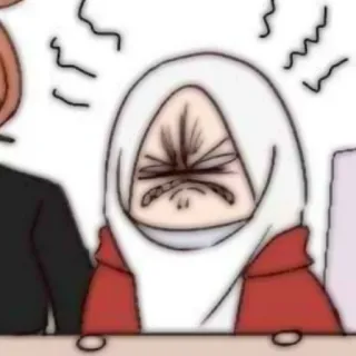 🍒 angry, frustrated, annoyed, anime, cartoon, stress telegram sticker