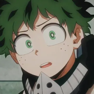 🌟 Izuku Midoriya My Hero Academia Anime, Manga, My Hero Academia, Izuku Midoriya, Deku, Held, Personage telegram sticker