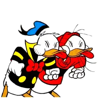 😝 Donald Duck cartone animato, Disney, Paperino, personaggio, fumetto whatsapp sticker