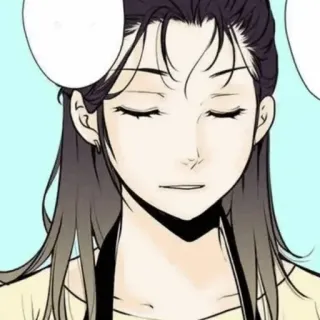 🍙 femme, portrait, manga, animé, personnage, art telegram sticker