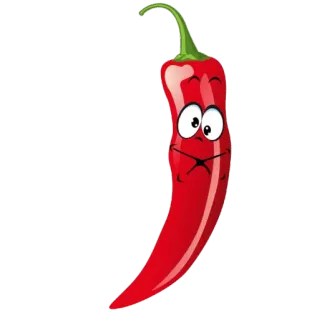 🥴 pepe, peperoncino, rosso, cibo, verdura, piccante whatsapp sticker