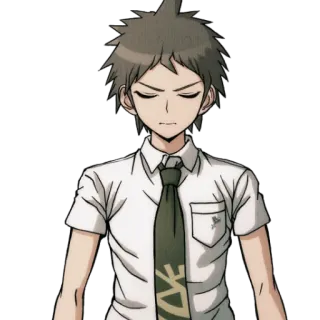 😞 Hajime Hinata Danganronpa Anime, Mangá, Danganronpa, Hajime Hinata, Personagem whatsapp sticker