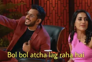 😄 Bol bol atcha lag raha hai Hindi, Indisch, Phrase, Leute telegram sticker