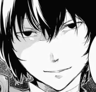 🥚 Osamu Dazai Bungo Stray Dogs Anime, Mangá, Dazai, Osamu, BSD telegram sticker