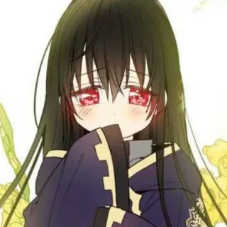 🔮 Anime, Fille, Manga, Enfant, Dessin animé, Art telegram sticker