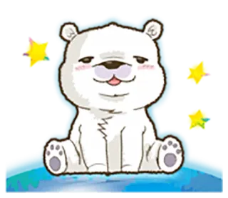 Polar bear telegram stickers