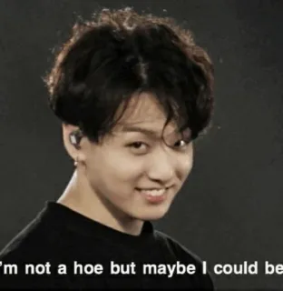 🐰 I'm not a hoe but maybe I could be Kpop, Meme, Idol, Sarkastik, Lucu telegram sticker