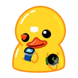 ⌚ duck telegram sticker