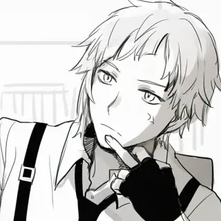 🖕 Anime, Manga, Personnage, Dessin, Art, Illustration telegram sticker