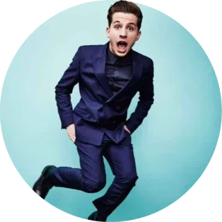 😱 Charlie Puth charlie puth, singer, musician, celebrity, portrait telegram sticker