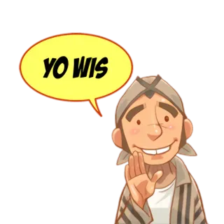 😌 YO WIS telegram sticker