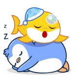 Pengu x Baby Shark #373 @sticker_bot whatsapp stickers