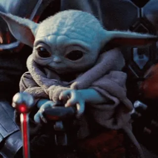 🙂 Grogu The Mandalorian Малыш Йода, Звездные войны, милый, Грогу, Мандалорец telegram sticker