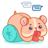chpic.su • @Premium_Emojis_Telegram | Хомячок Коржик telegram emojis 💬
