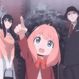 😲 Anya Forger Spy x Family Anime, Spy x Family, Anya Forger, Yor Forger, Loid Forger telegram sticker