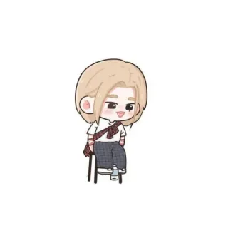 ☁️ 卡通, Q版, 学生, 可爱 telegram sticker