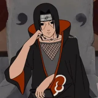 😐 Itachi Uchiha Naruto Аниме, Наруто, Итачи, Учиха, Манга, Ниндзя telegram sticker