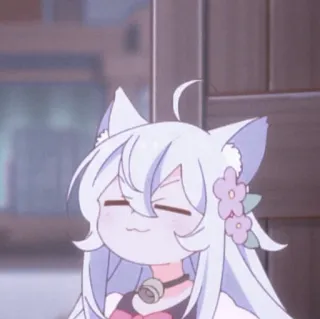 🇯🇵 anime, cat girl, neko, cute, kawaii, chibi whatsapp sticker
