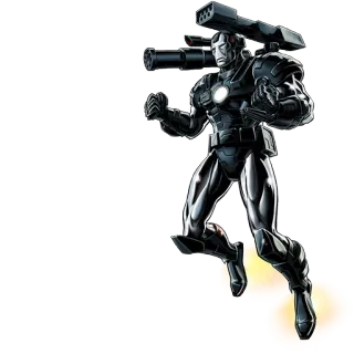 👊 War Machine Marvel, War Machine, superhero, comics, armor, flying, weapons telegram sticker