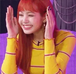 🍊 Lisa kpop, idol, zanger, lisa, blackpink, schattig, persoon telegram sticker