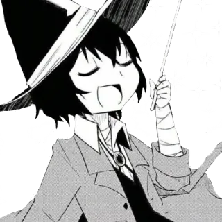 ✨ Atsushi Nakajima Bungo Stray Dogs Anime, Manga, Bruja, Lindo, Kawaii telegram sticker