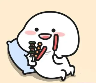 ✨ comida, fofo, desenho animado, kawaii, lanche, animação telegram sticker
