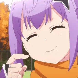 😅 Anime, Dziewczyna, Słodkie, Uśmiech, Kreskówka telegram sticker