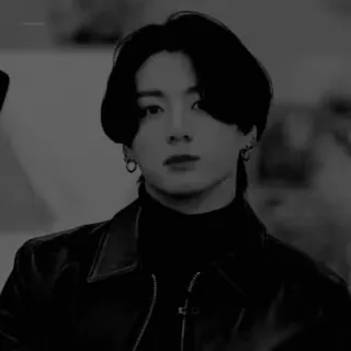 🖤 Jungkook K-Pop, Sänger, Idol, Musik, Porträt telegram sticker