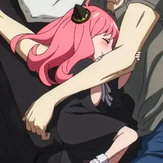 😴 Anya Forger Spy × Family anime, character, spy family, anya forger, family, cute, manga telegram sticker