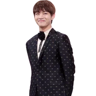 ☺️ V BTS, K-pop, cantante, idol, maschio, celebrità, moda, ritratto telegram sticker