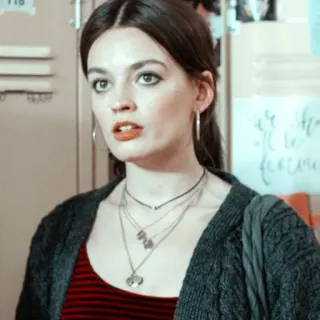 ✨ Maeve Wiley Sex Education 메이브 와일리, 오티스의 비밀 상담소, 학교, 십대, 소녀 telegram sticker