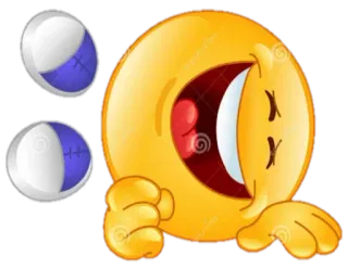 🤣 Emoji, Sonriente, Riendo, Feliz, Alegre, Expresión telegram sticker