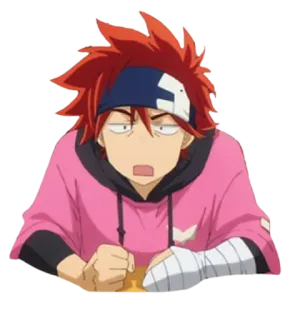 🤨 Reki Kyan SK8 the Infinity Anime, Sticker, Reki Kyan, SK8 the Infinity, geschockt, überrascht telegram sticker