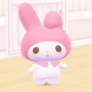 😯 My Melody My Melody, Sanrio, lindo, kawaii, personaje, dibujos animados telegram sticker