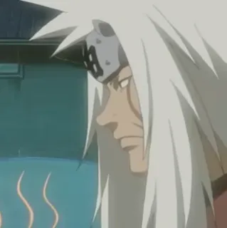 ☁️ Jiraiya Naruto Anime, Naruto, Jiraiya, Personaje, Manga telegram sticker