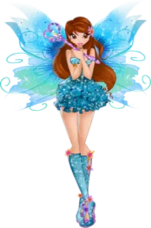 🧚‍♀ fata, ali, magia, fantasia, ragazza, cartoni animati whatsapp sticker