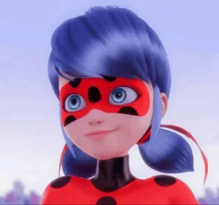 😌 Ladybug Miraculous: Tales of Ladybug & Cat Noir Ladybug, Miraculous, Tales of Ladybug & Cat Noir, cartoon, superhero, animation whatsapp sticker
