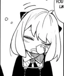 😴 Anya Spy x Family YOU LIKE Anime, Manga, Spy x Family, Anya Forger telegram sticker
