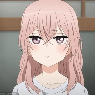 🎀 Anime, Gadis, Rambut merah muda, Imut, Manga, Kartun telegram sticker