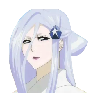 😊 Senjumaru Shutara Bleach Anime, Personnage, Femme, Coiffure, Senjumaru Shutara, Bleach whatsapp sticker