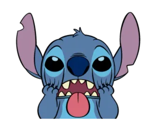 😛 Stitch Stitch, cartoni animati, carino, divertente, Disney telegram sticker