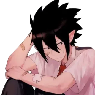 🤕 Tamaki Amajiki My Hero Academia Tamaki Amajiki, My Hero Academia, Anime, Manga, Emotional, Traurig, Verletzt telegram sticker