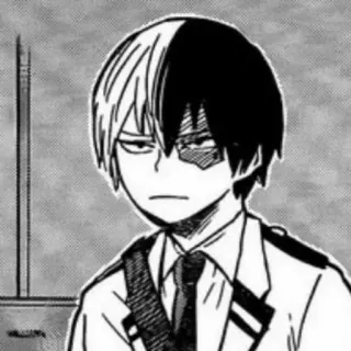 🔥 Shoto Todoroki My Hero Academia Anime, Manga, My Hero Academia, Shoto Todoroki, Personaje, Personaje de anime, Personaje de manga whatsapp sticker