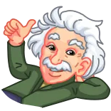 Albert Einstein @TgEmojis telegram emojis 👍