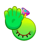 🖖 Monster, Auge, Pilz, Cartoon, Fantasy, Kreatur telegram sticker