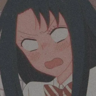 🌼 动漫, 卡通, 生气, 害怕, 难过, 震惊, 面部表情 whatsapp sticker