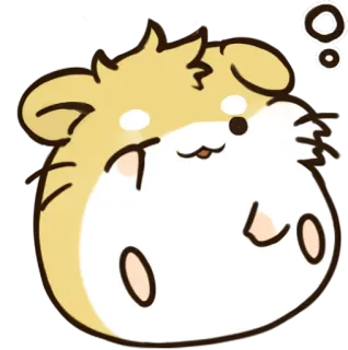 😪 hamster, cute, animal, cartoon, sticker telegram sticker