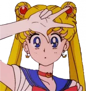 🪡 Sailor Moon anime, sailor moon, cartoon, character, girl, moon telegram sticker