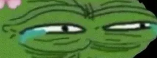 🌙 pepe, meme, katak, menangis, feelsbadman whatsapp sticker